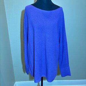 J.Jill Wearever Collection Purple Pullover Sweater